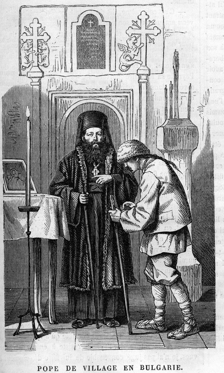 Vesnický papež v Bulharsku od Unknown artist