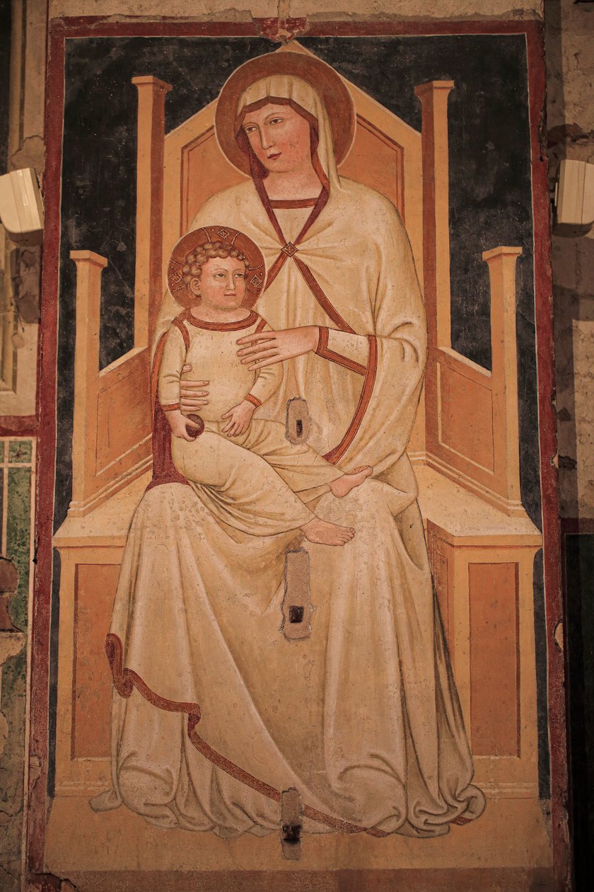 Nástěnná freska v San Zeno Maggiore. Verona od Unknown artist