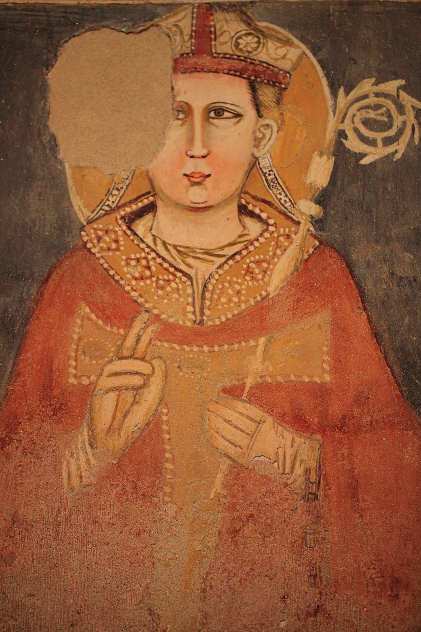 Nástěnná freska v San Zeno Maggiore. Verona od Unknown artist