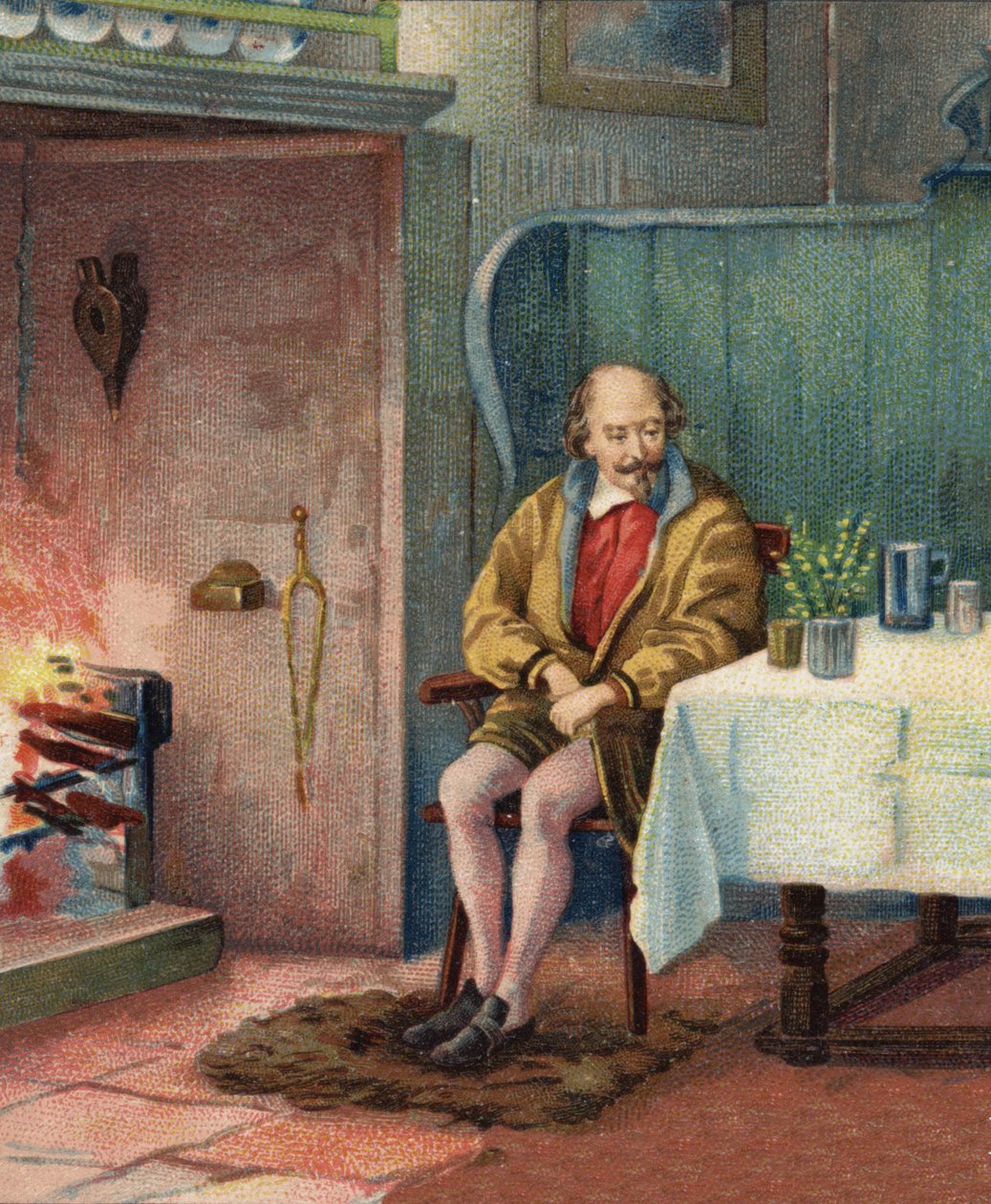William Shakespeare (1564-1616), anglický dramatik. od Unknown artist