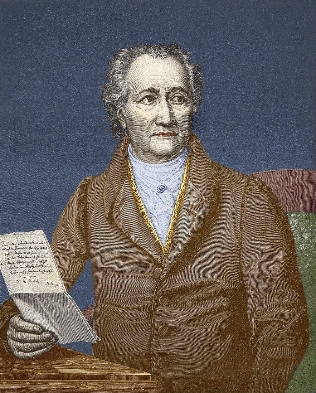 Wolfgang Goethe (1749 - 1832). od Unknown artist
