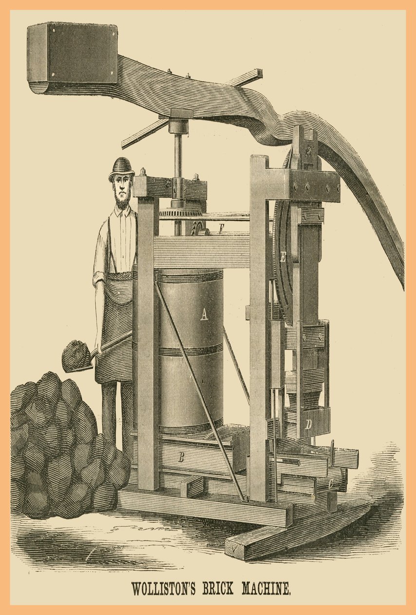 Wollistons Brick Machine od Unknown Artist