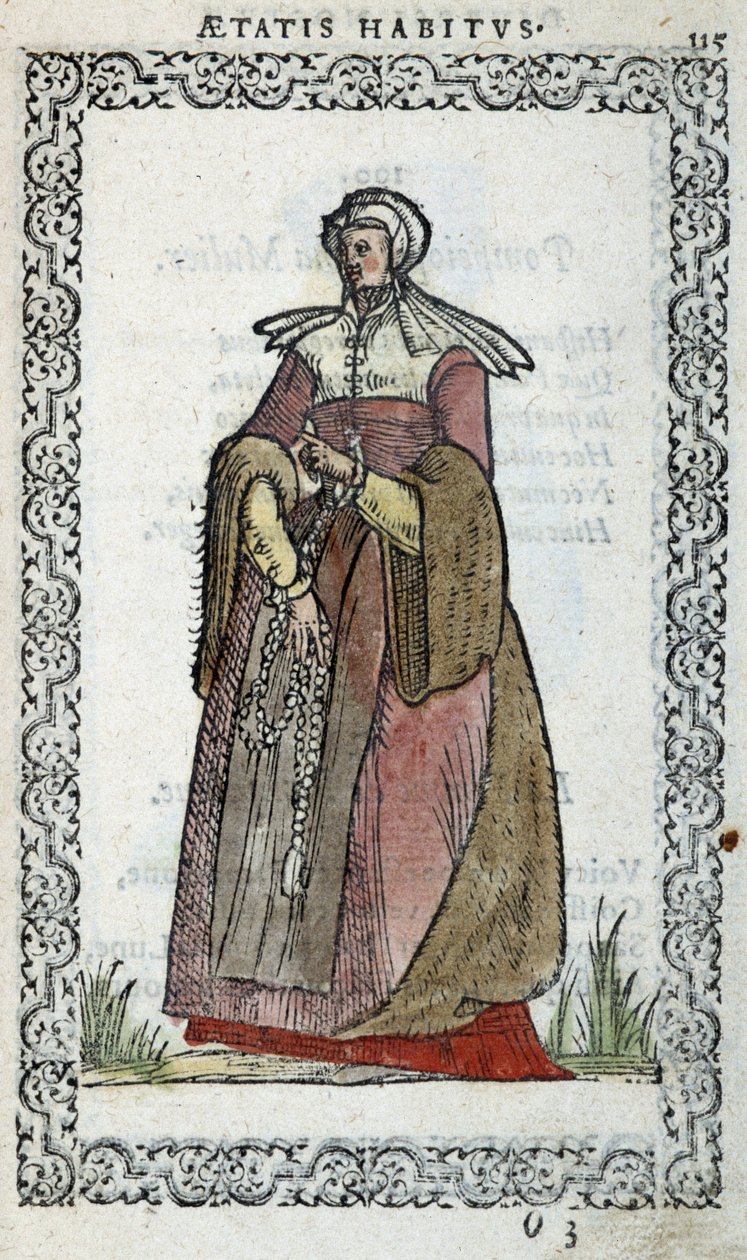 Žena picarde – v „“Habits et effigies”” od Jeana Sulperia od Unknown artist