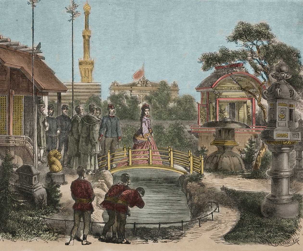 Světová výstava 1873 Vídeň v Rakousku - Vídeňská univerzální výstava - Franz Josef I. Rakouska ( od Unknown artist