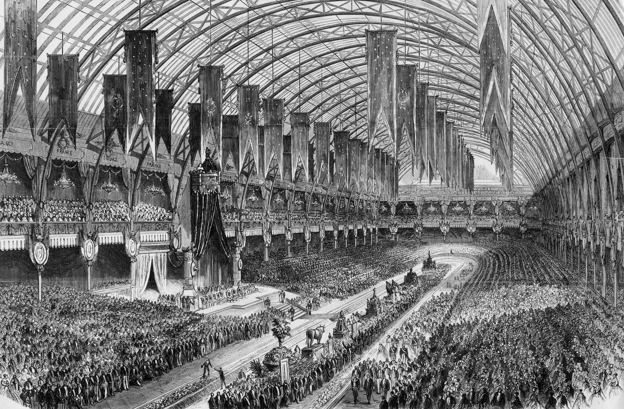 Světová výstava v Paříži v roce 1867: slavnostní předávání cen 1. července od Unknown artist