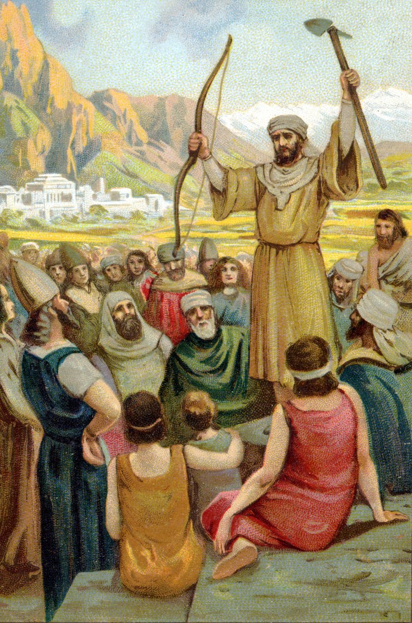 Zarathoustra učí nejlepší způsob práce od Unknown artist