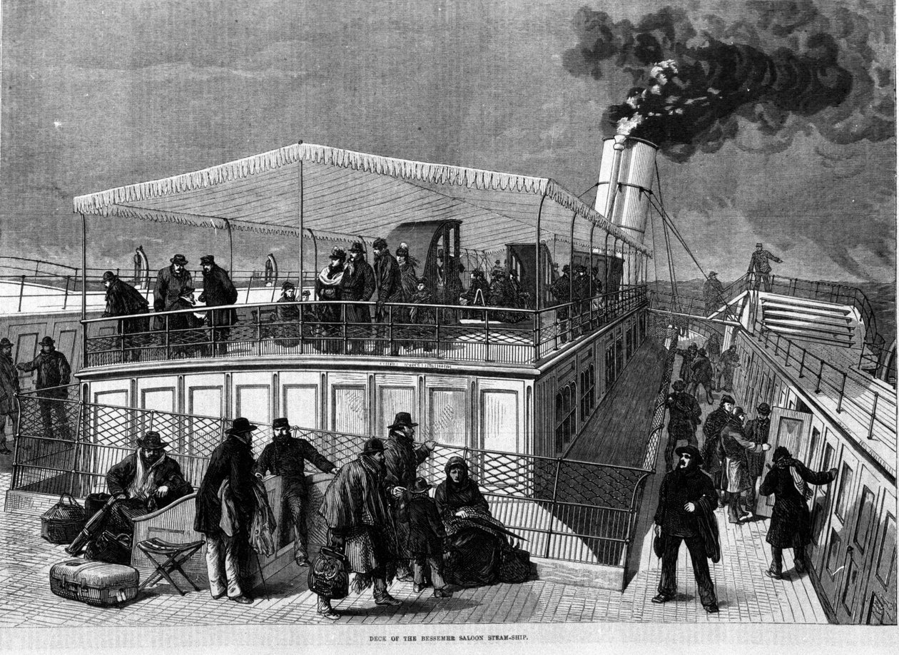 člun navržený proti mořské nemoci Henry Bessemerem (1813-1898). od Unknown artist