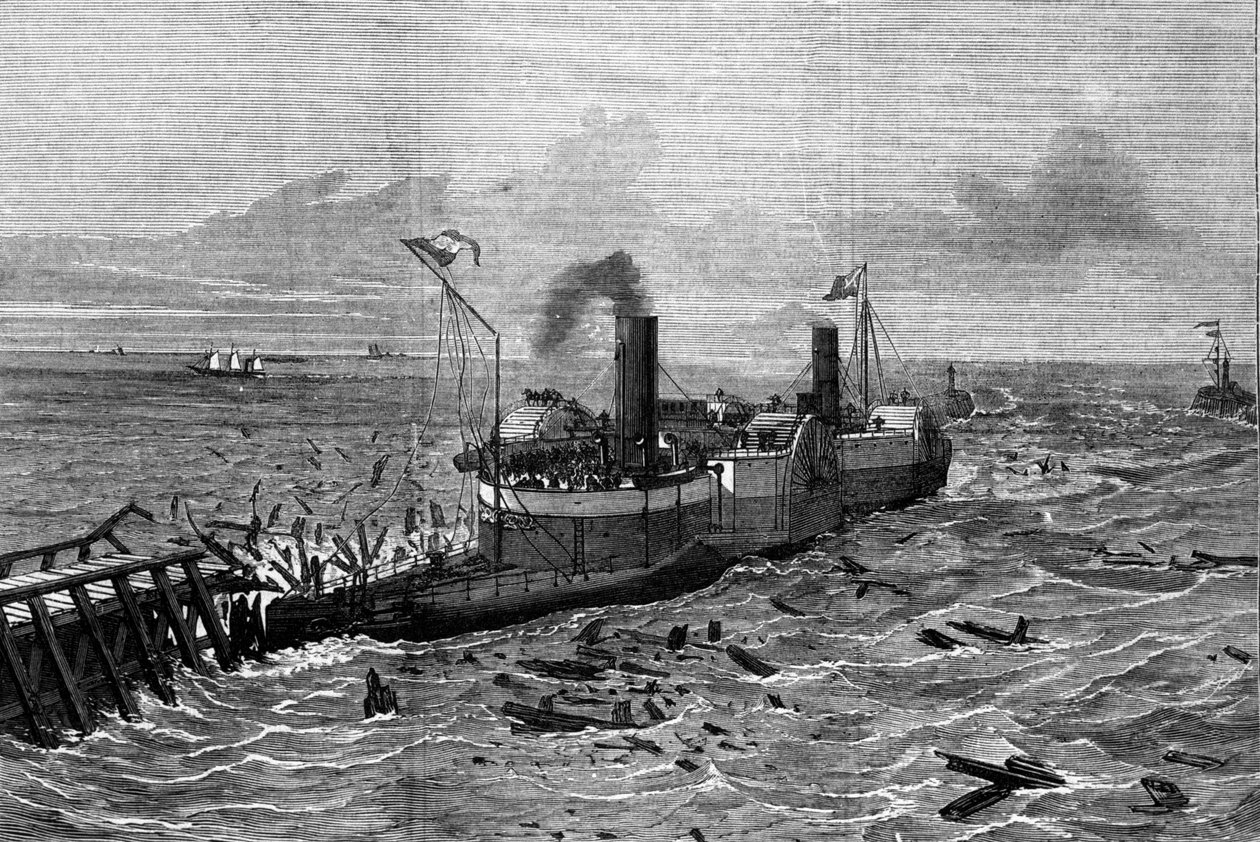 člun navržený proti mořské nemoci Henry Bessemerem (1813-1898). od Unknown artist