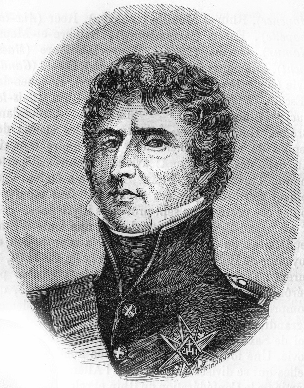 portrét Karel Jan - Baptista Bernadotte (1763-1844), francouzský maršál, švédský a norský král Karel XIV. od Unknown artist