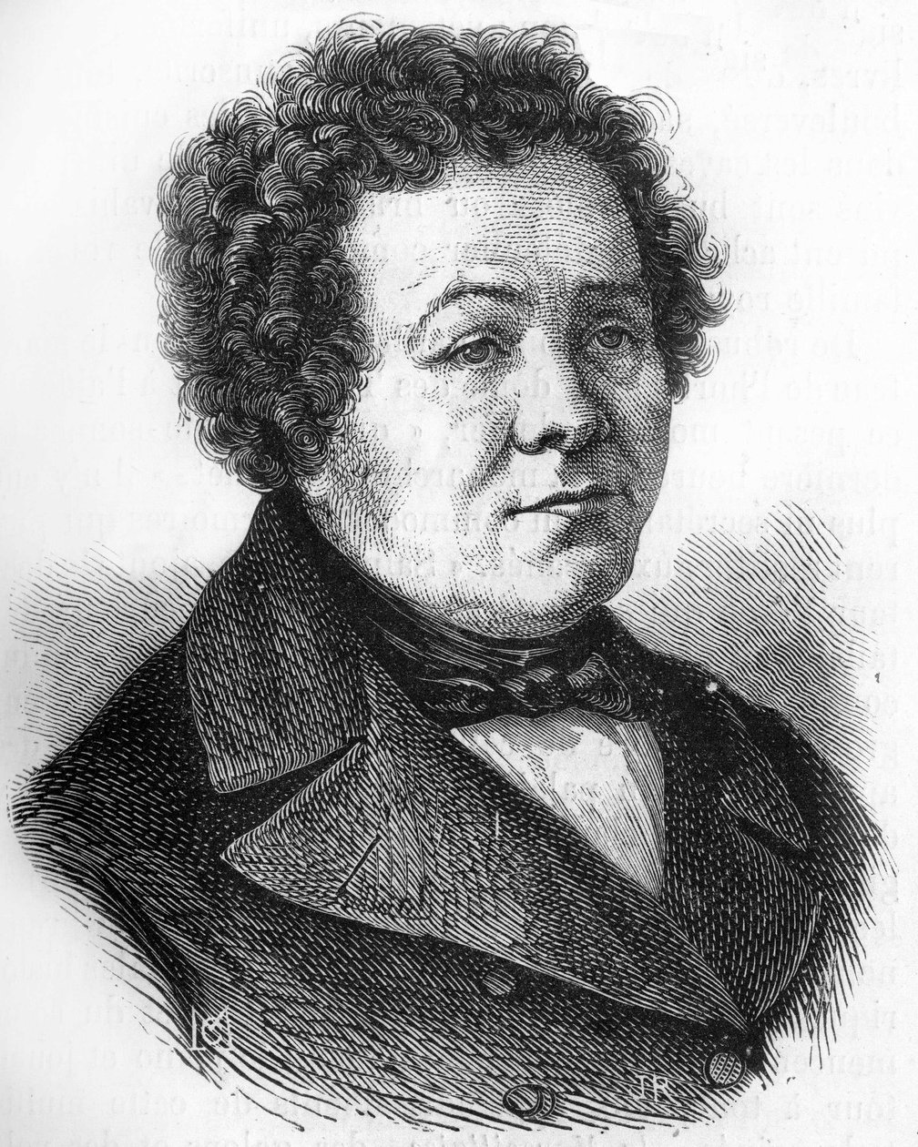 portrét Adolphe Crémieux (1796-1880), francouzský politik. od Unknown artist