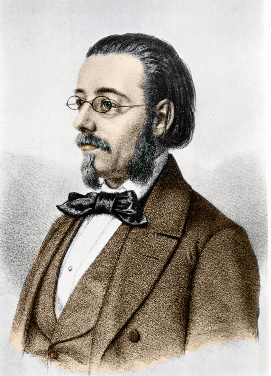 portrét Bedřicha Smetany (1824-1884), českého skladatele a klavíristy. od Unknown artist
