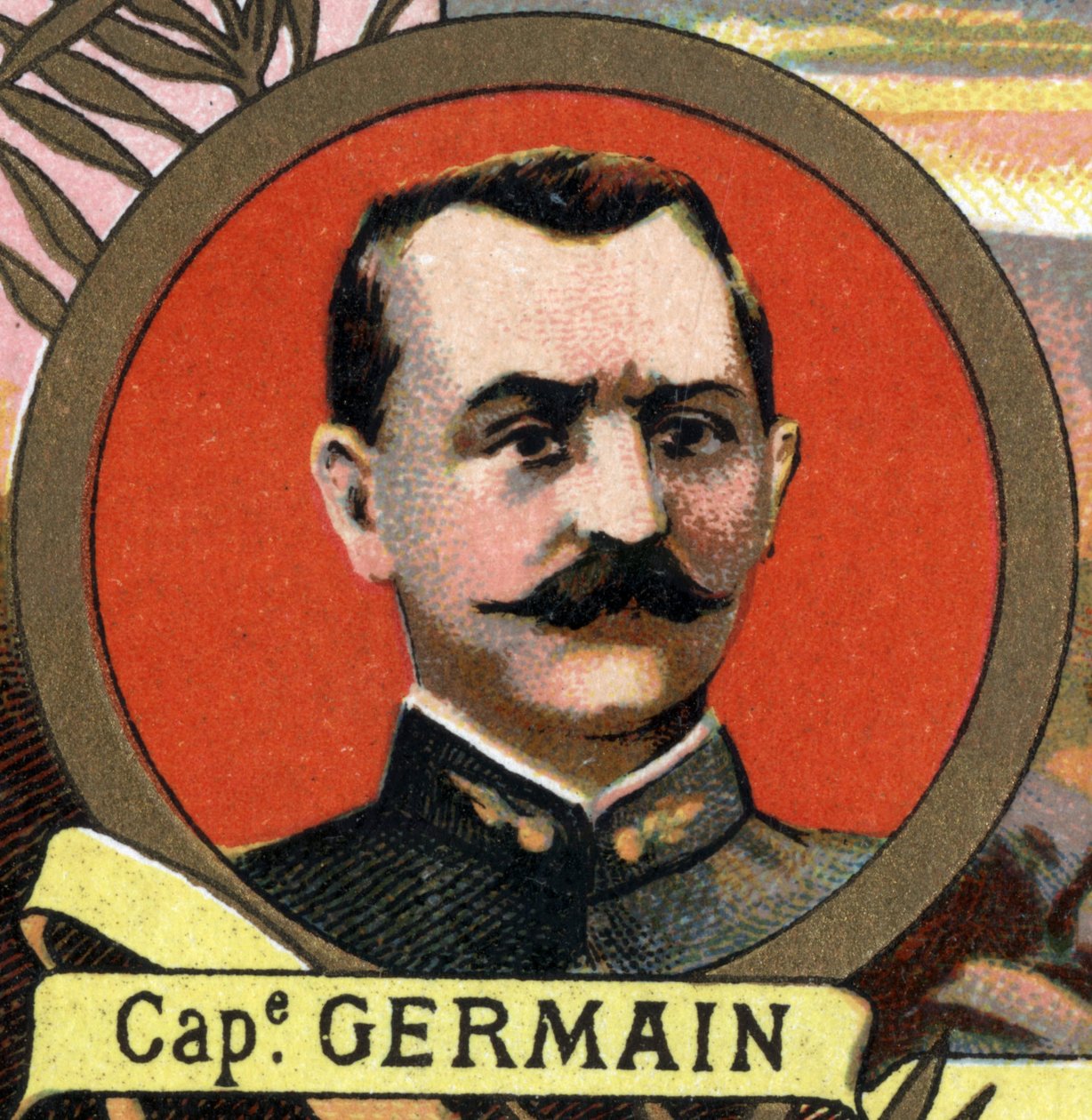portrét francouzského průzkumníka kapitána Germaina, který se účastnil mise Marchand. od Unknown artist