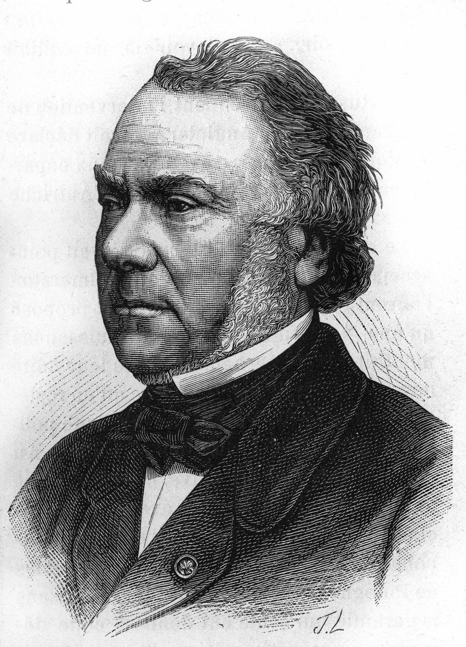 portrét Claude - Alphonse Delangle. 1797-1869 francouzský soudce a ministr. od Unknown artist