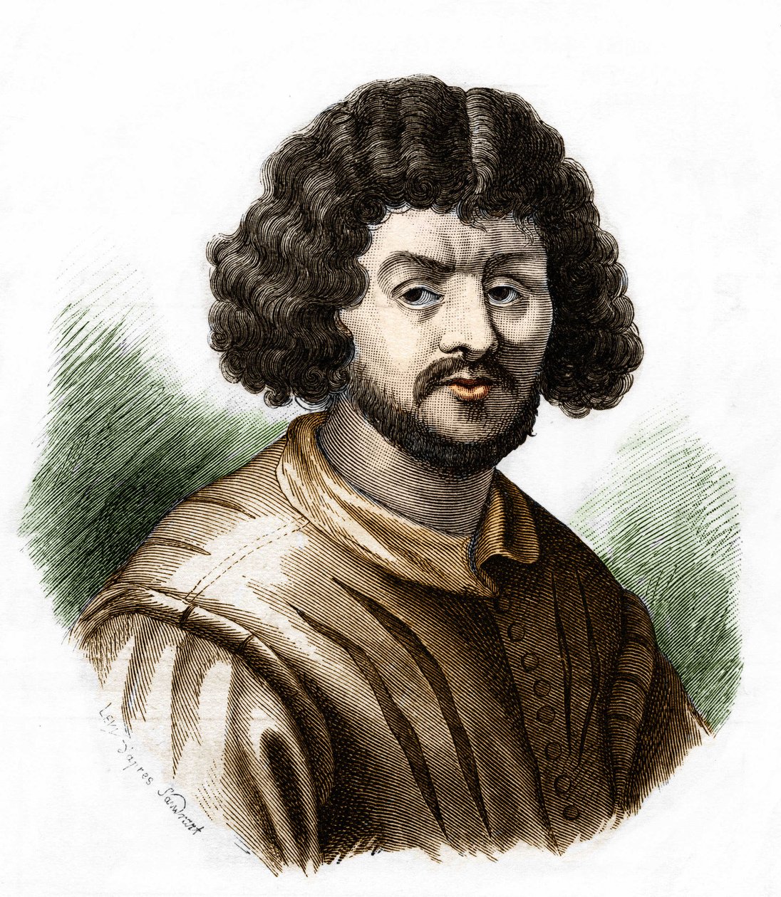 portrét Clauda Gelleeho, zvaného Lorrain (1600-1682), francouzský malíř. od Unknown artist