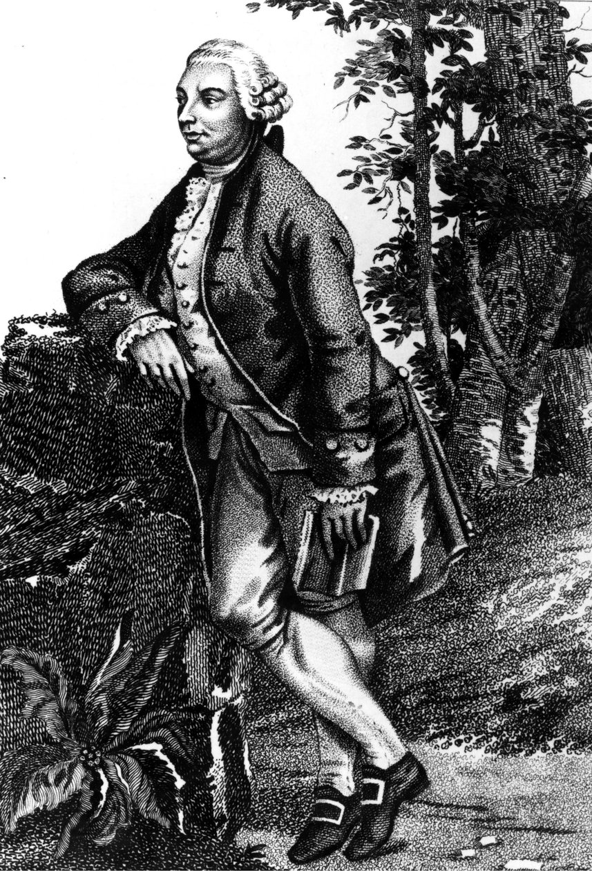 portrét Davida Huma. Skotský filozof (1711 až 1776). od Unknown artist