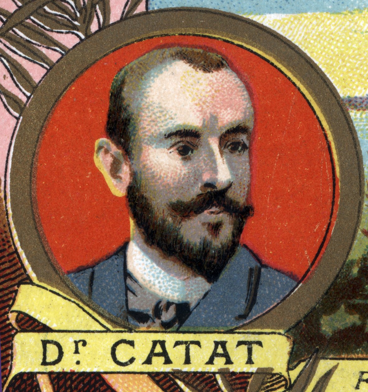portrét doktora Louise Catata, francouzského průzkumníka 19. století. od Unknown artist