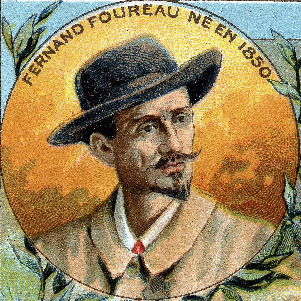 portrét Fernanda Foureaua. Francouzský průzkumník (-1850 - 1914). od Unknown artist