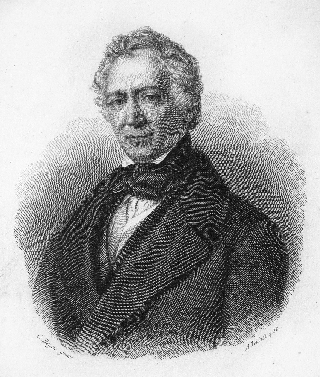 portrét Friedricha von Raumera. Německý historik 19. století. od Unknown artist