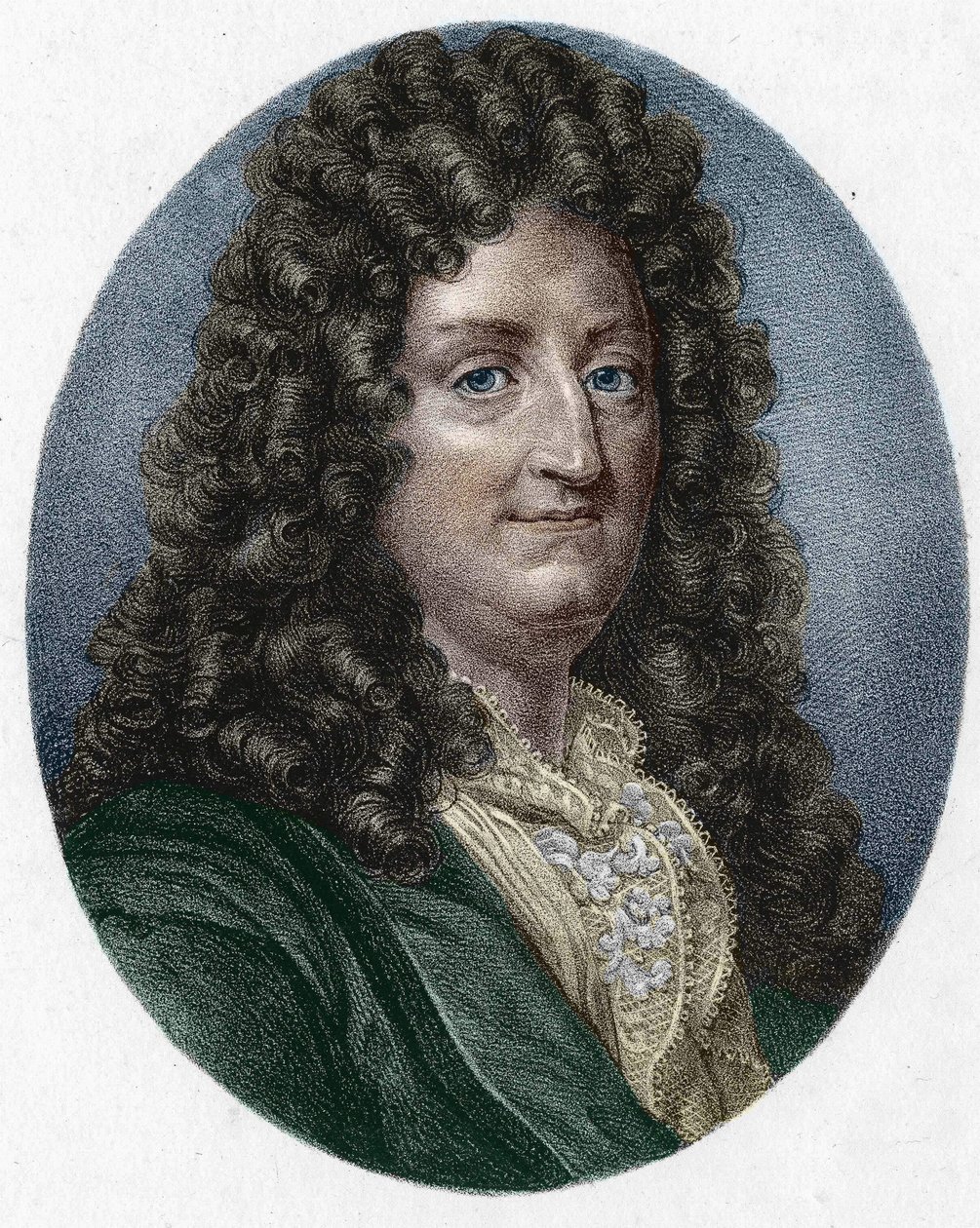 portrét Jeana Racina (1639-1699), francouzského tragického básníka. od Unknown artist