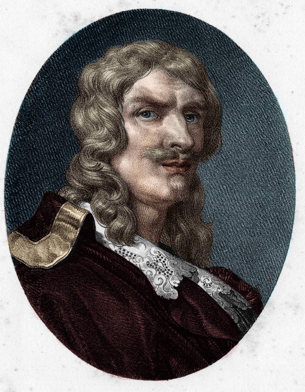 portrét Jean de Rotrou. Francouzský dramatik (1609 až 1650). od Unknown artist