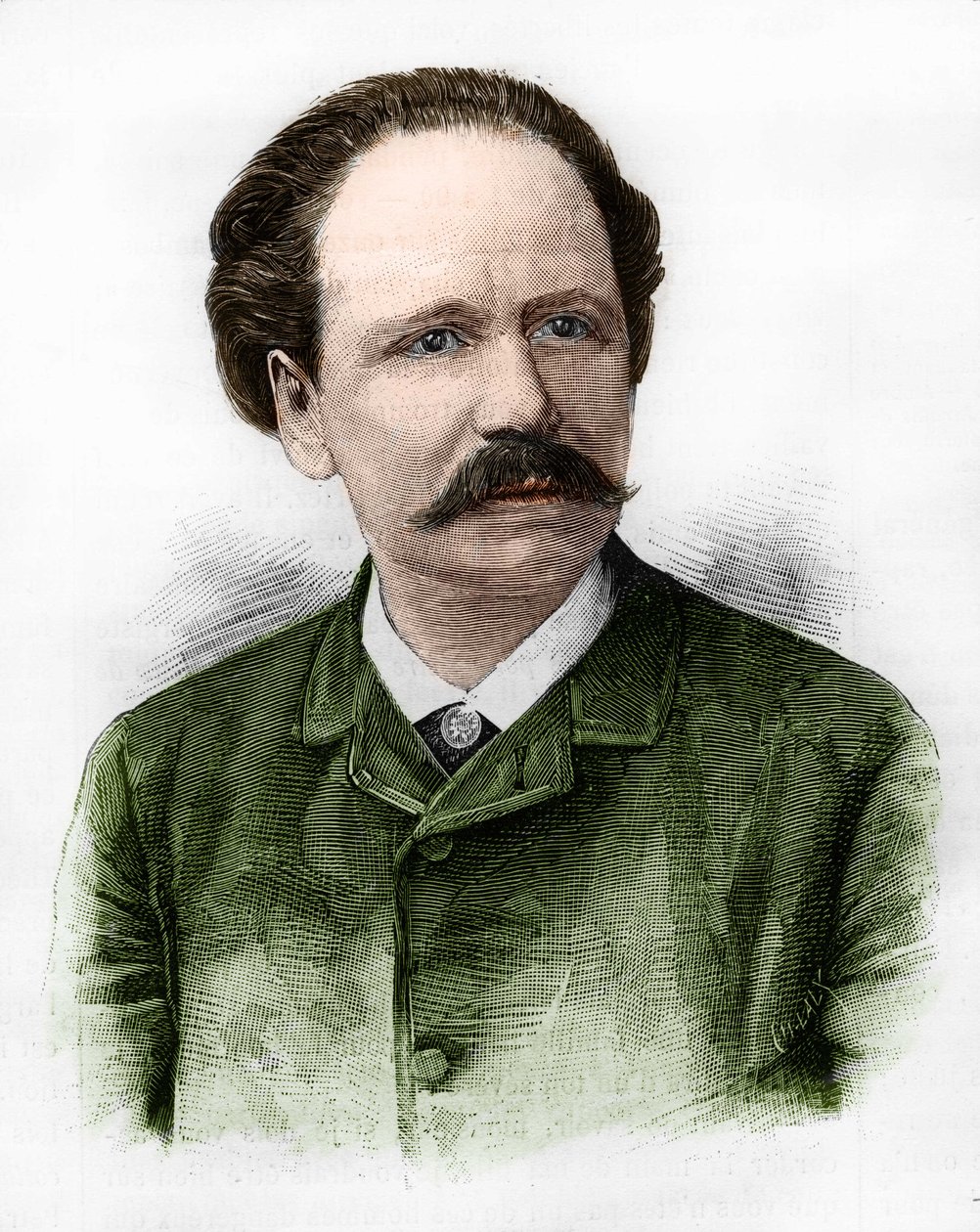 portrét Julese Masseneta (1842-1912), francouzského skladatele. od Unknown artist