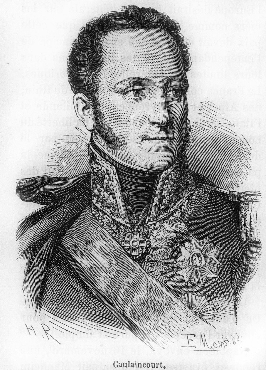 portrét Le Marquis de Caulaincourt (1773-1827), vévoda z Vicenzy, francouzský generál a diplomat. od Unknown artist