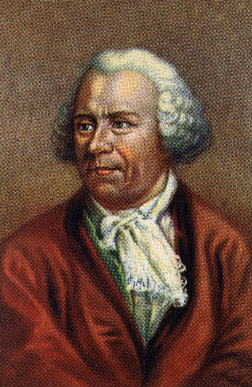 portrét Leonharda Eulera Švýcarský matematik. od Unknown Artist