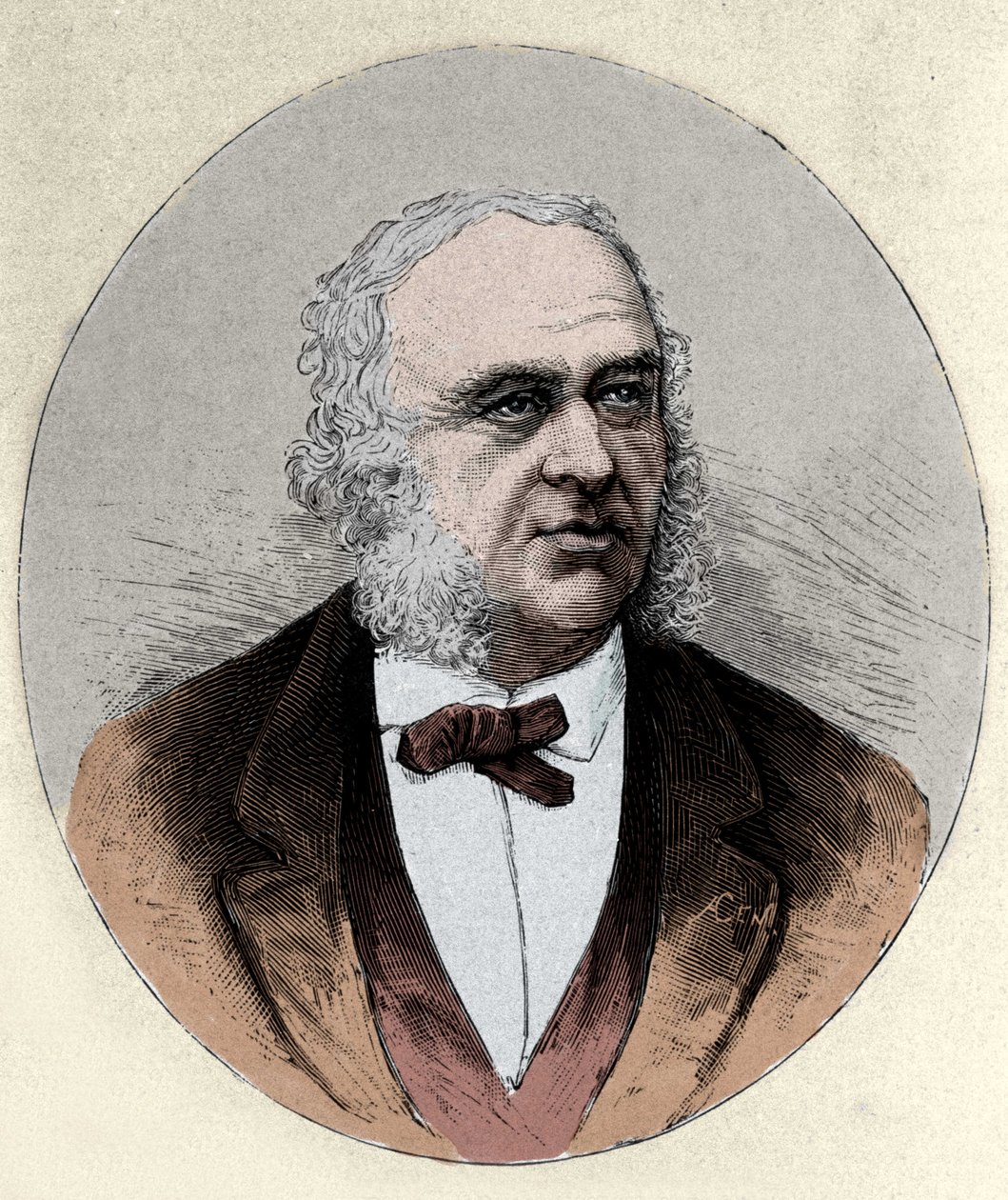 portrét Paula Brocy (1824-1880), francouzského chirurga a antropologa. od Unknown artist