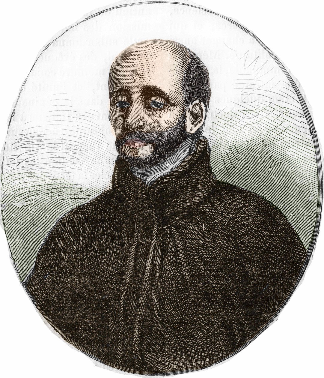 portrét svatého Ignáce z Loyoly (1491-1556), zakladatele Tovaryšstva Ježíšova. od Unknown artist