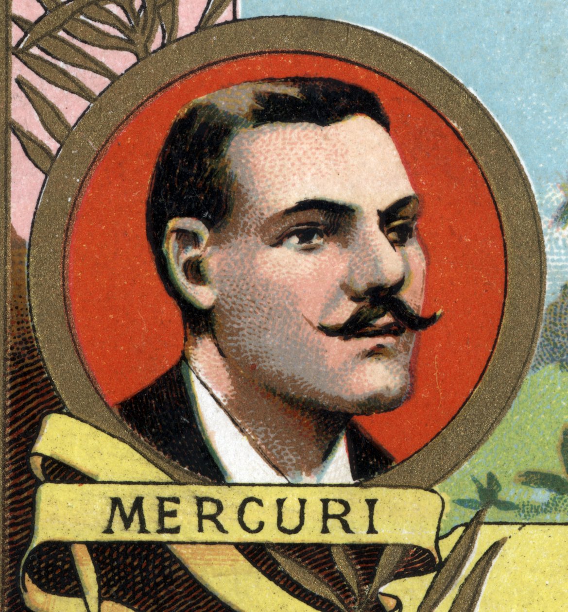 portrét Toussainta MERCURIHO, druhého z mise Behagle v roce 1893. od Unknown artist