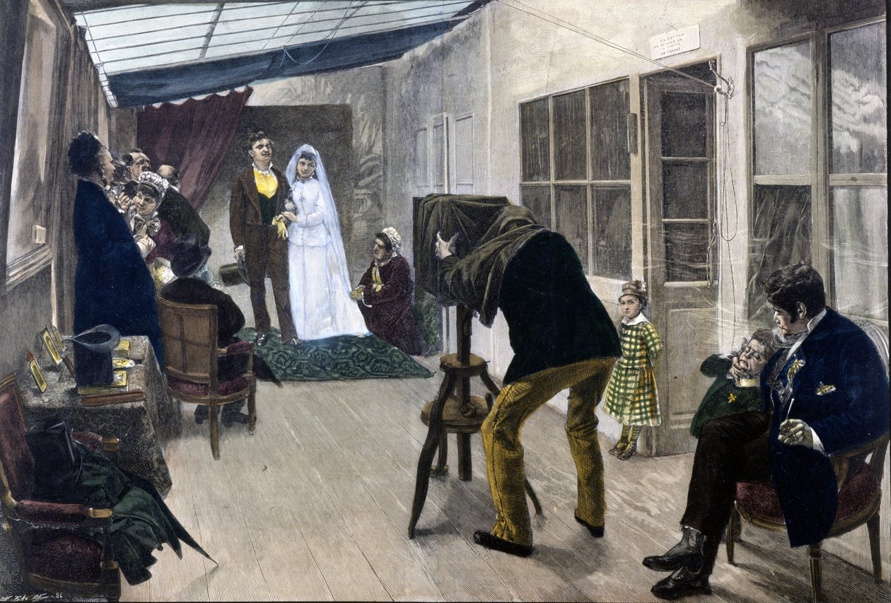 dílna fotografa v Paříži v roce 1878 od Unknown artist