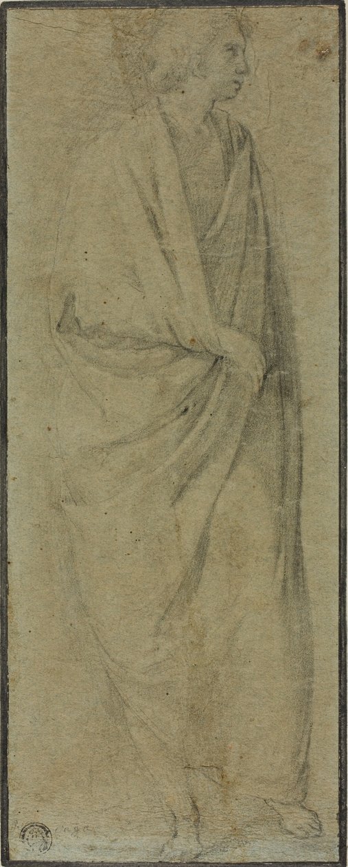Stojící zahalená mužská postava od Unknown Florentine