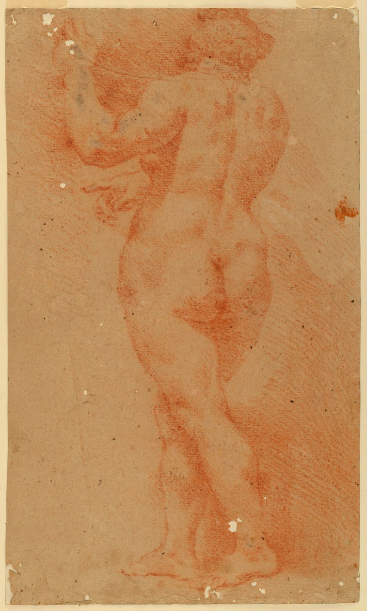 Kresba, Kontrafaktní studie ženského aktu, počátek 17. století od Unknown artistUnknown artist