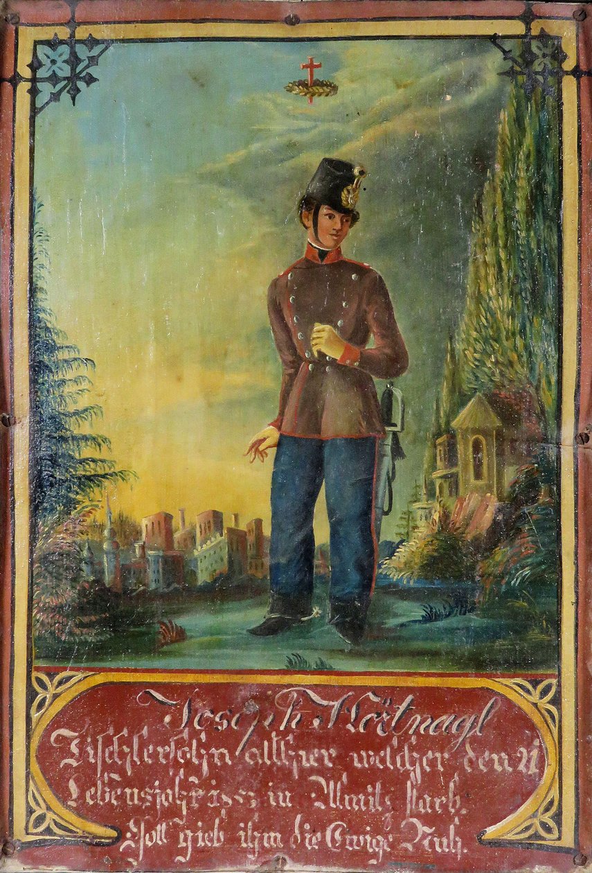 Pamětní obraz Josefa Hörtnagla 1853 od Unknown artistUnknown artist