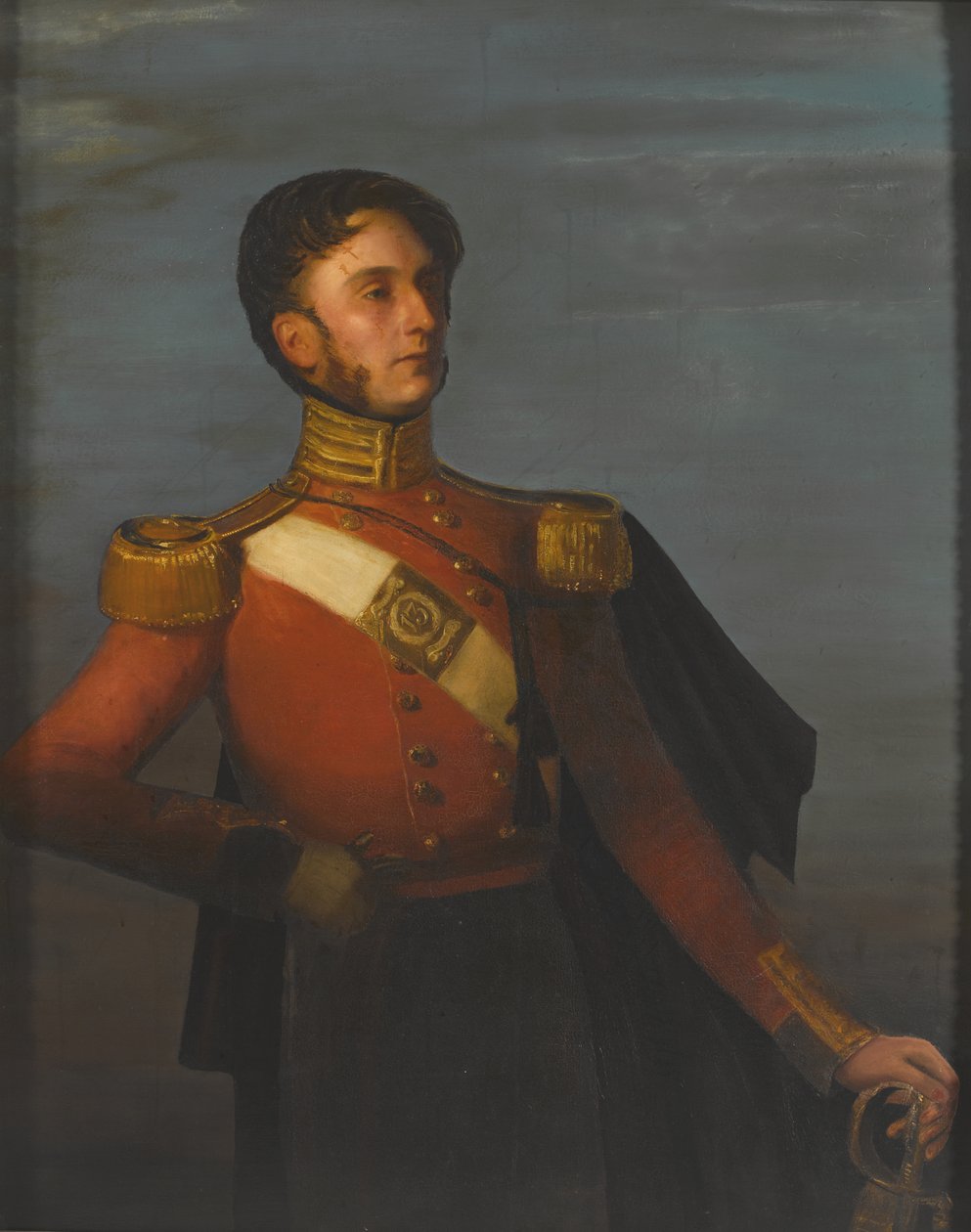 Kapitán 13. bengálské domorodé pěchoty od Unknown artist