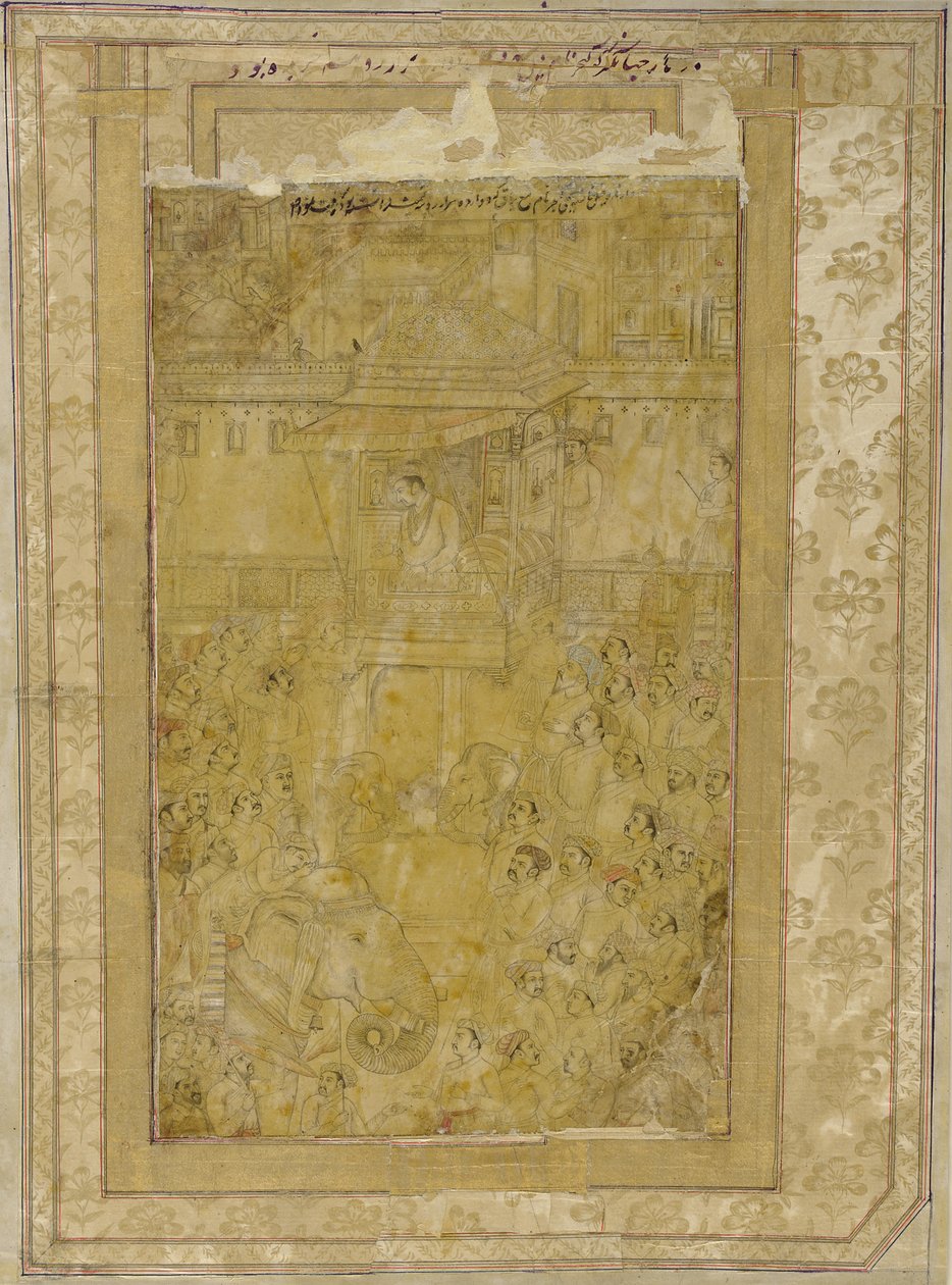 Darbar z Jahangiru od Unknown artist