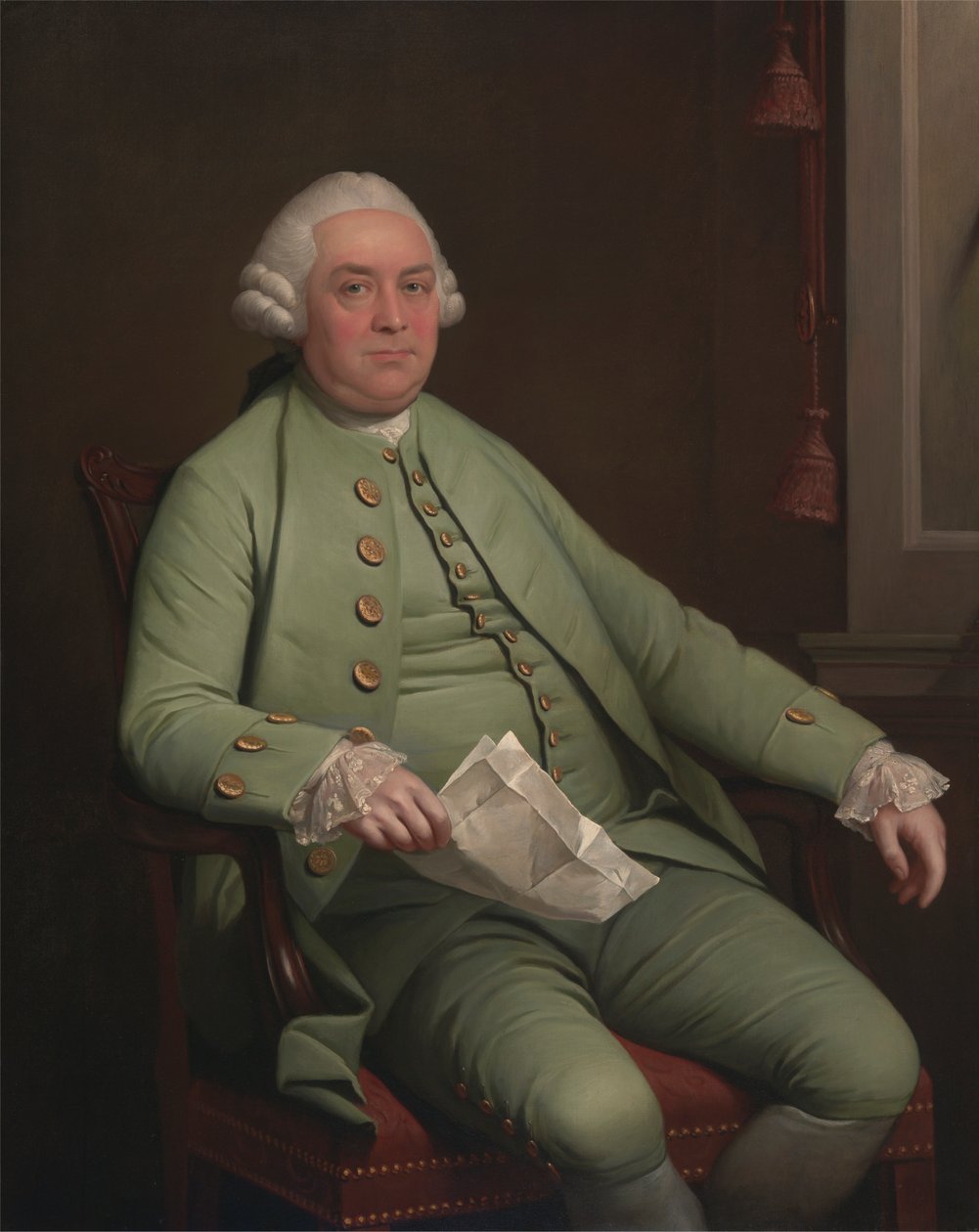 Muž jménem William Strahan od Unknown artist