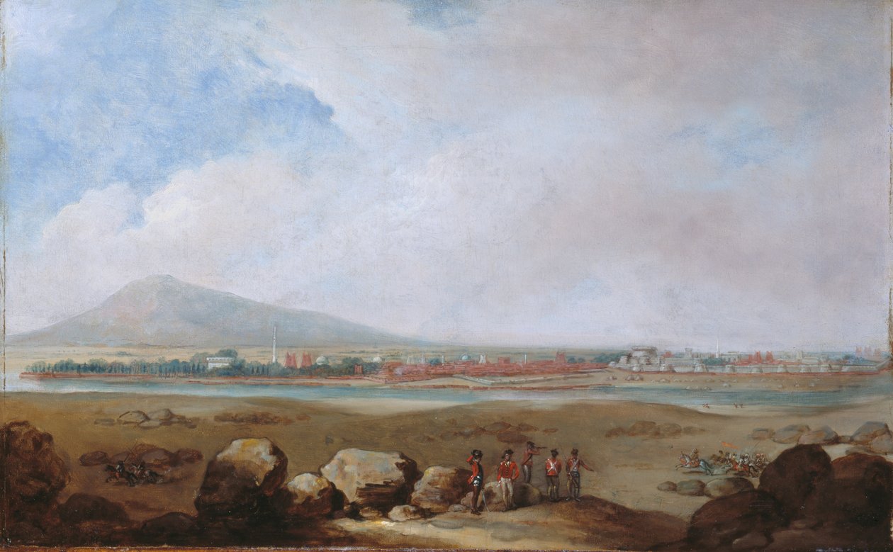 Pohled na Seringapatam, circa 1791 od Unknown artist
