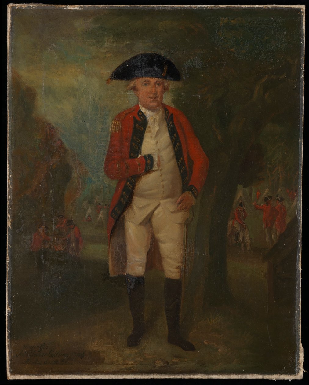 Portrét generálmajora námořní pěchoty Arthura Tookera Collinse v plné uniformě. od Unknown artist