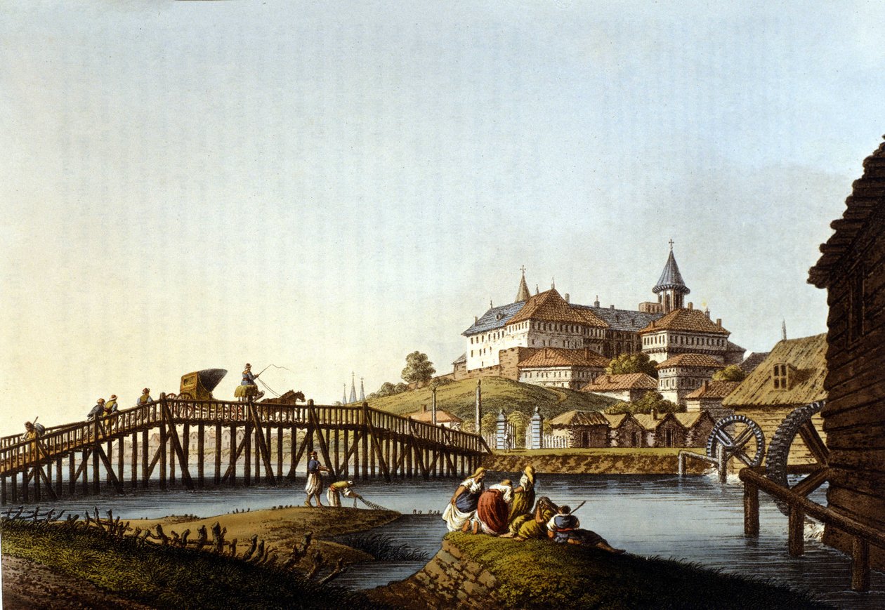Ulice v Bukurešti od Unknown artist