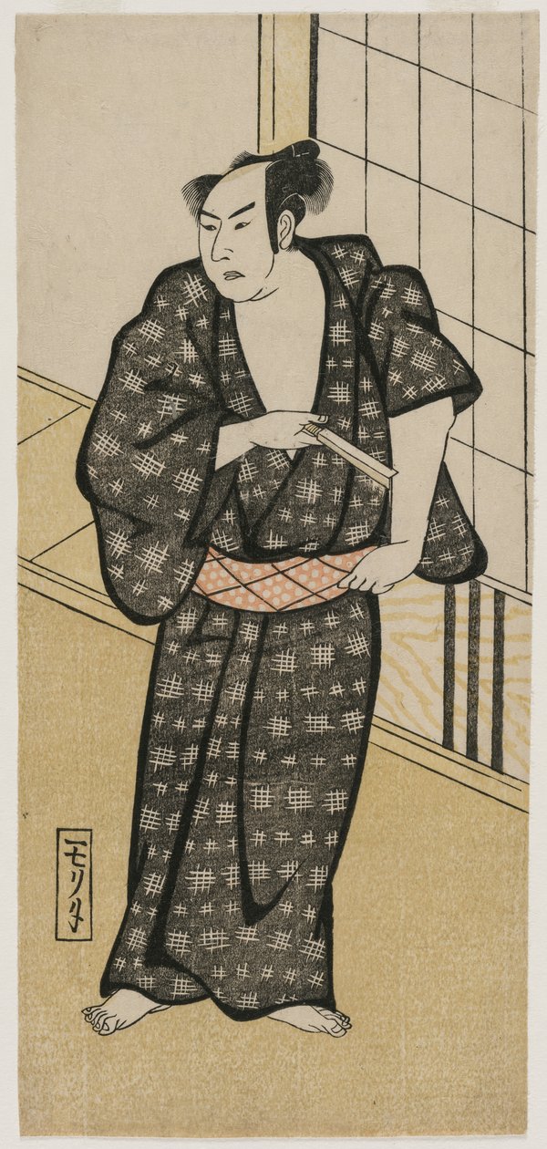 Herec drží břitvu od Unknown artist