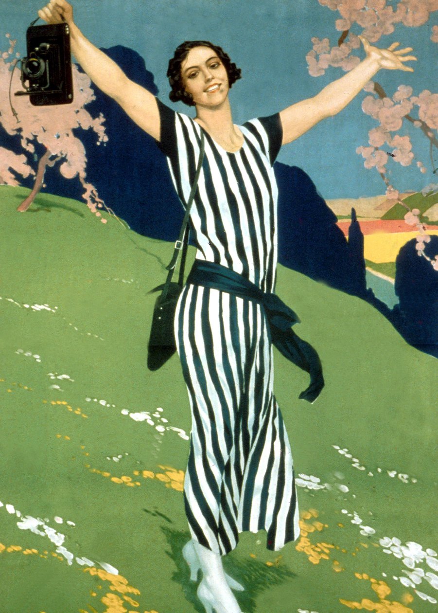 Reklama na fotoaparát Kodak, 20. léta (tisk) od Unknown artist