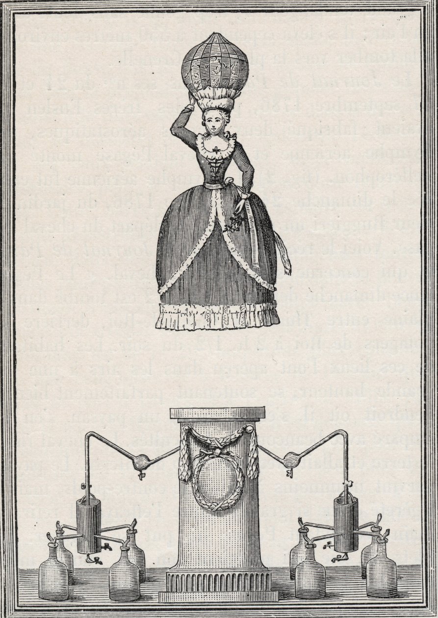 Aerostatická figura – „Aerian Nymph“ bratrů Enslenových (Christian Gottfried od Unknown artist