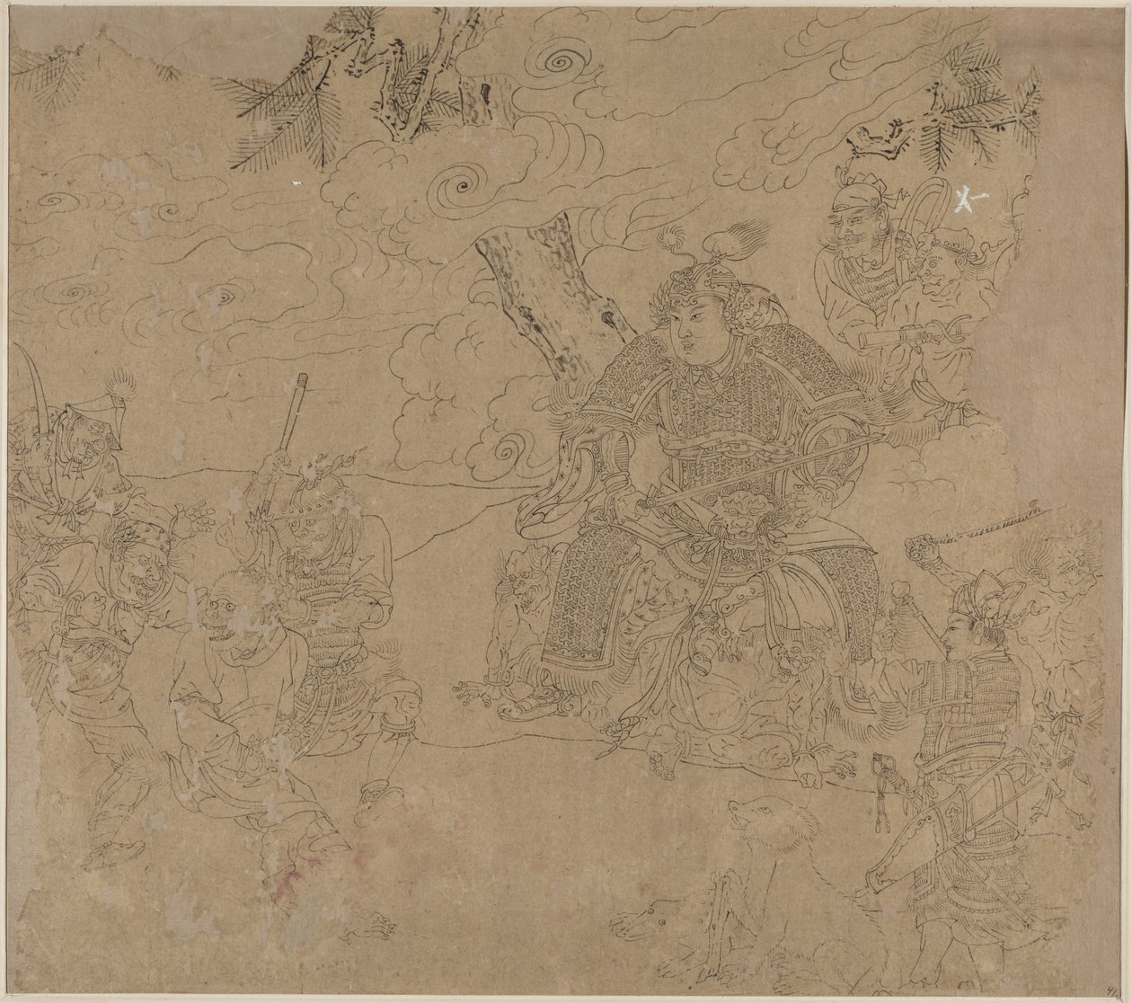 Album taoistických a buddhistických témat: Search the Mountain: Leaf 41 od Unknown artist