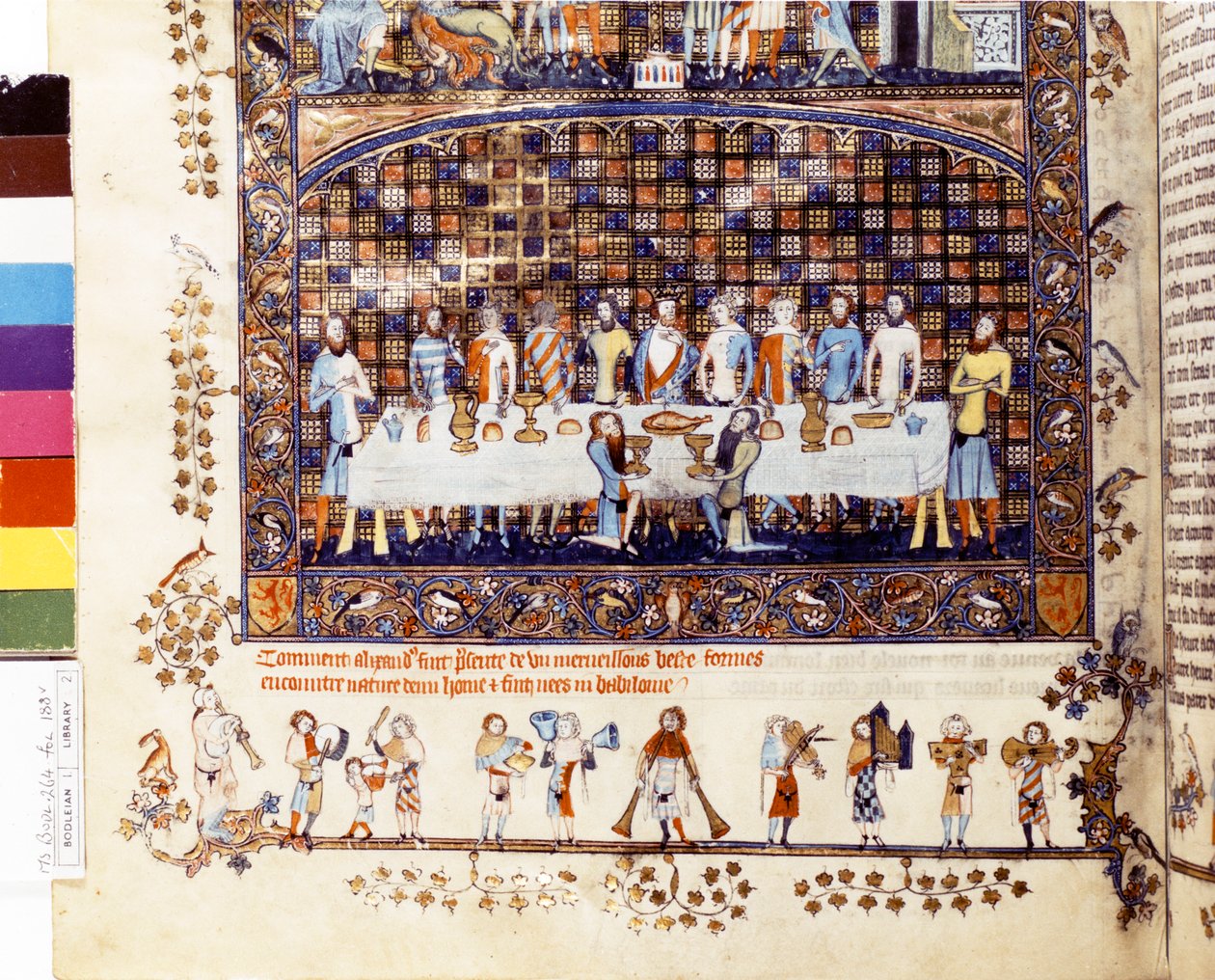 Alexandrova cesta do rajské zahrady, kolem roku 1400 (miniatura) od Unknown artist