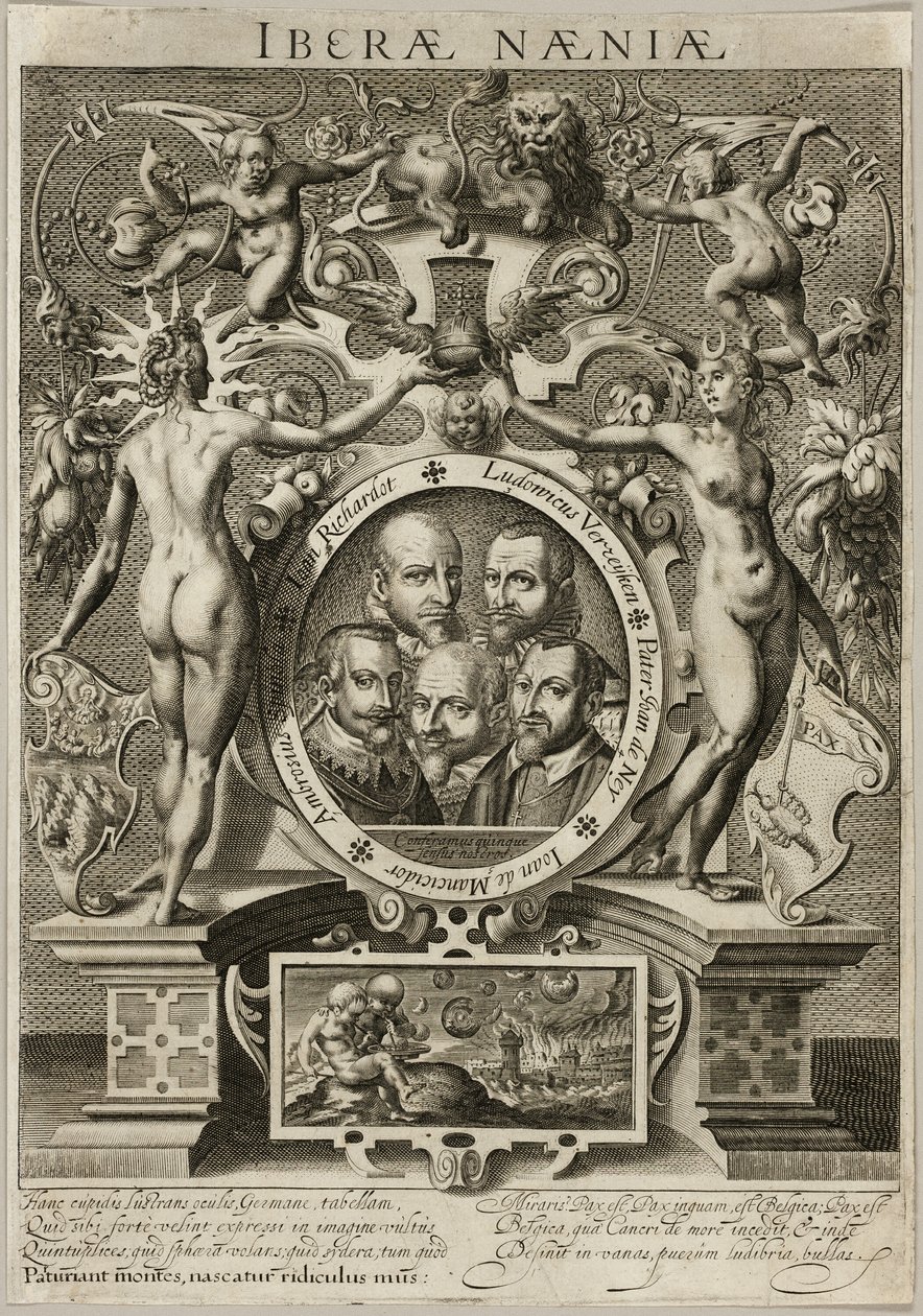 Alegorie o marnosti mírových jednání se Španělskem od Unknown artist