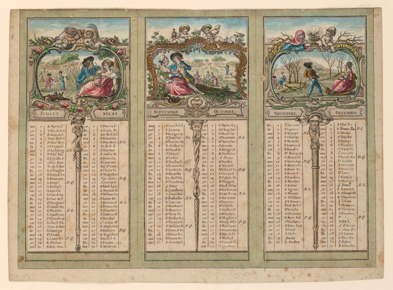 Almanach na rok 1789 od Unknown artist