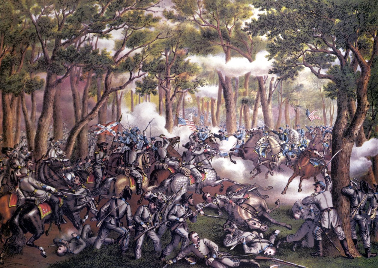 Americká secesní válka nebo občanská válka (1861–1865): Bitva o divočinu nebo Todd