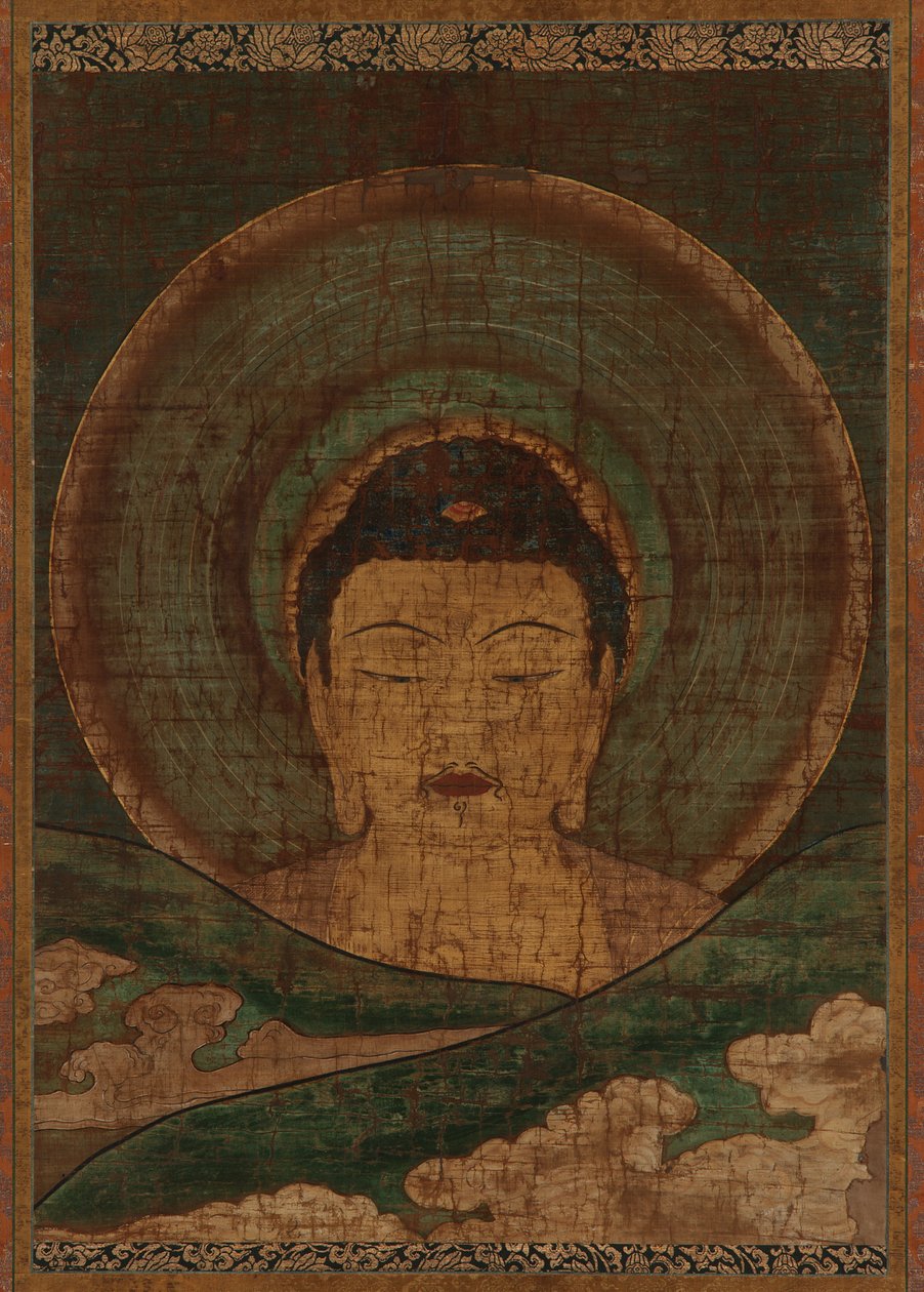 Amitabha tyčící se nad kopci od Unknown artist