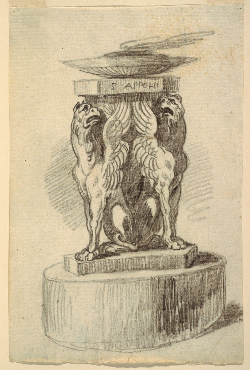 Oltář zasvěcený Apollónovi od Unknown artist